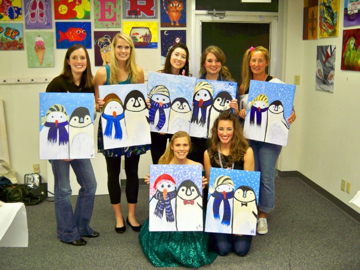 sip and paint home parties